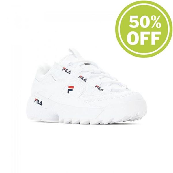 Fila D Formation Men's Sneakers - White,NZ 802-68951